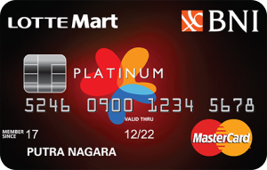 BNI Mastercard Lottemart Platinum
