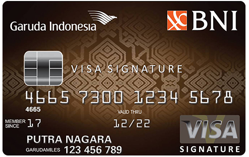 BNI Visa Garuda Indonesia Signature